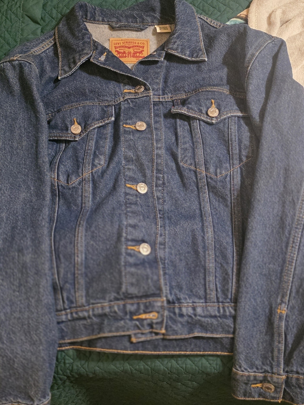 Levi's Dark Blue Denim Trucker Jacket